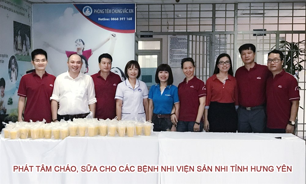 Cộng đồng Doanh nhân Việt Nam VCEO tổ chức chuyến từ thiện tại Viện Sản Nhi Hưng Yên