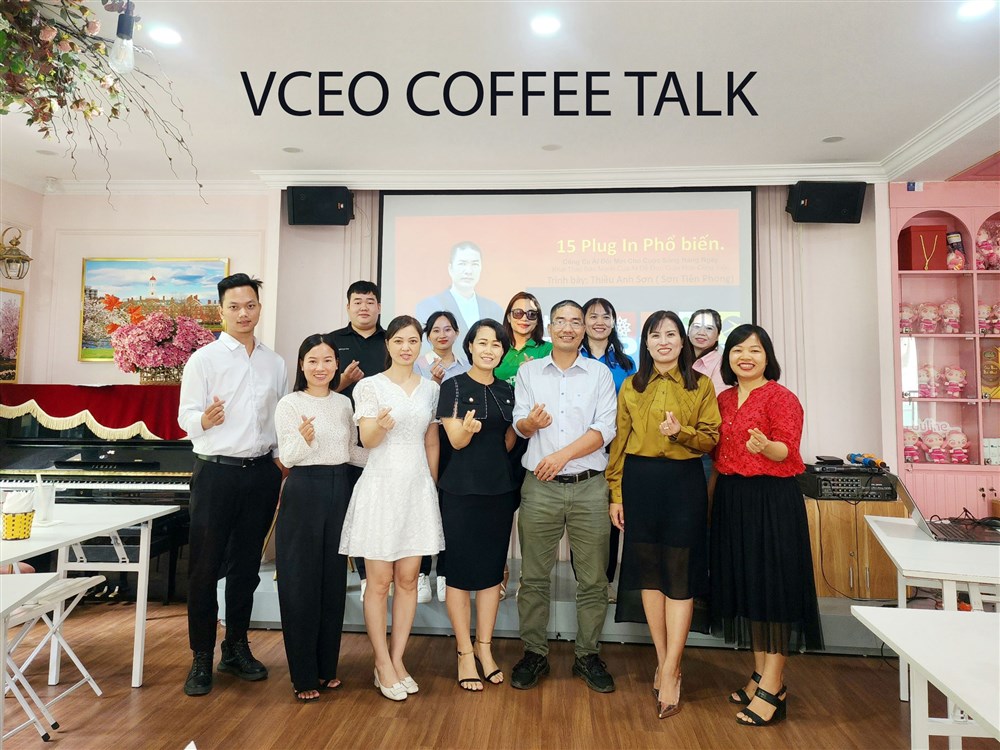 VCEO Coffee talk 6: Ứng dụng công nghệ truyền thông trên internet nhờ CHAT GPT 4 PLUS