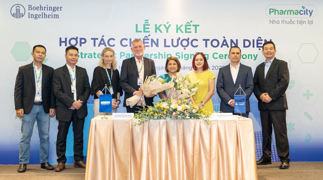 Pharmacity công bố quan hệ hợp tác với Boehringer Ingelheim Việt Nam