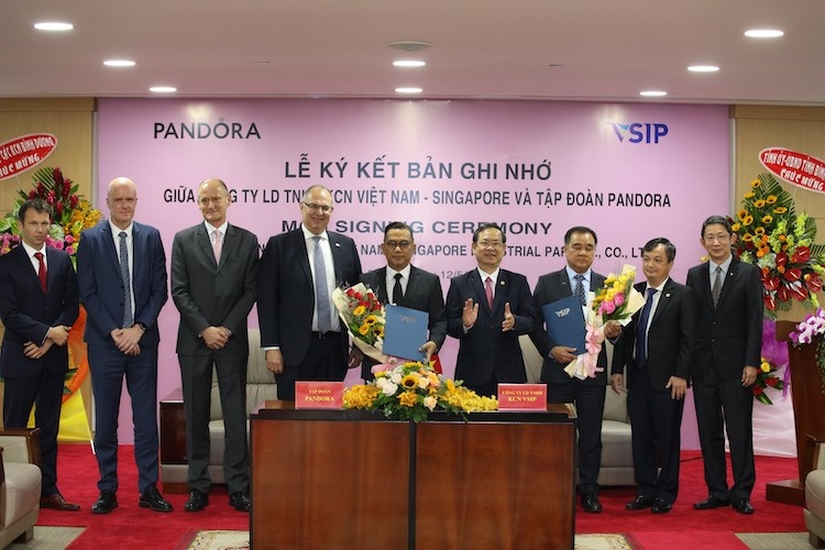Pandora sẽ đầu tư 100 triệu USD xây dựng cơ sở chế tác mới tại Việt Nam